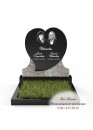 Модель памятника на двоих из гранита - ДВН002