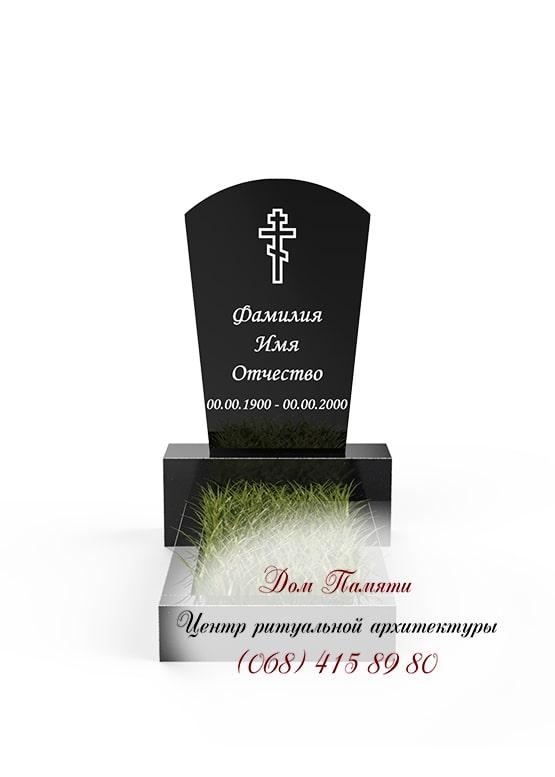 Бюджетная модель памятника из гранита - ЭКО013