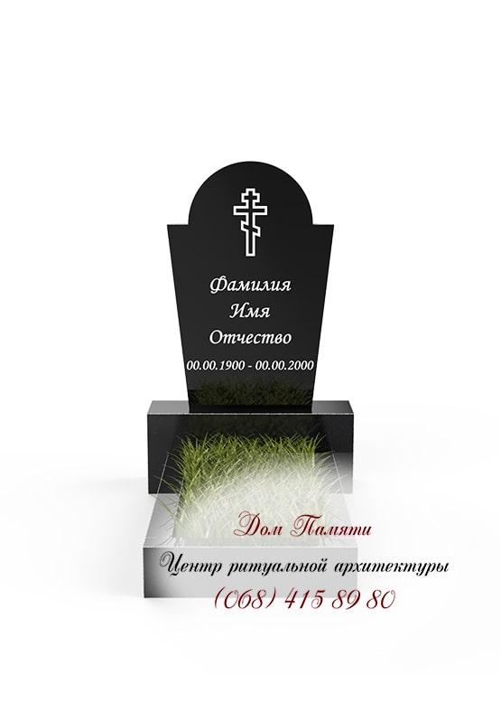 Бюджетная модель памятника из гранита - ЭКО019