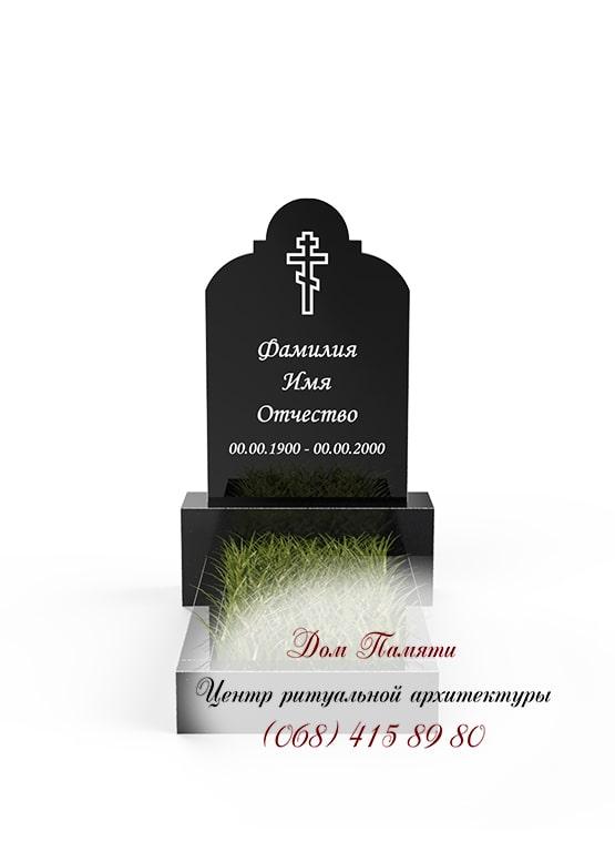 Бюджетная модель памятника из гранита - ЭКО020