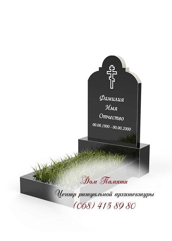 Бюджетная модель памятника из гранита - ЭКО020