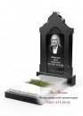 Вертикальная модель элитного памятника из гранита - ЕЛИТ015