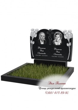 Горизонтальный памятник. Модель  - ГОР024