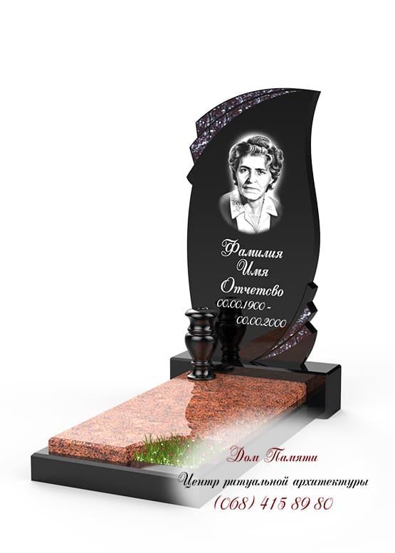 Памятник с инкрустацией - ИНК018
