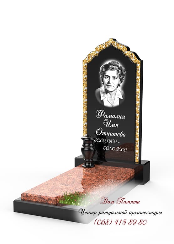 Памятник с инкрустацией - ИНК019