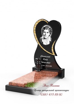 Памятник с инкрустацией. Модель - ИНК023