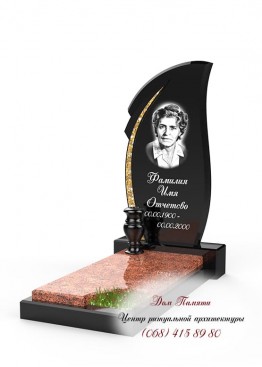 Памятник с инкрустацией. Модель - ИНК024