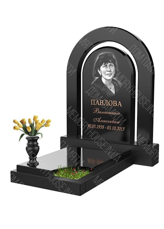 Модель памятника с аркой из гранита - КОЛ004