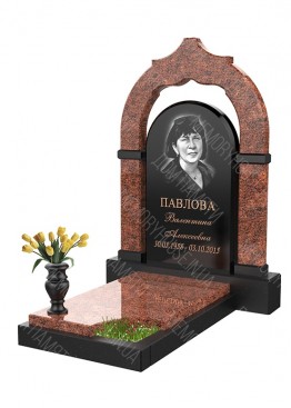 Пам'ятник з аркою та колонами. Модель — КОЛ007 Пам'ятник з аркою та колонами. Модель — КОЛ007