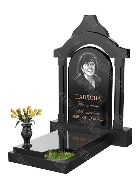 Модель памятника с аркой из гранита - КОЛ010