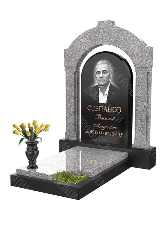 Модель памятника с аркой из гранита - КОЛ016