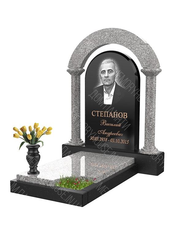 Модель памятника с аркой из гранита - КОЛ021