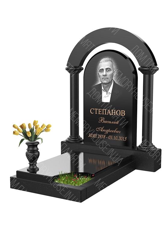 Модель памятника с аркой из гранита - КОЛ021