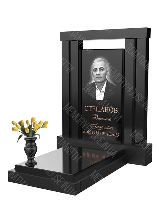 Модель памятника с аркой из гранита - КОЛ023