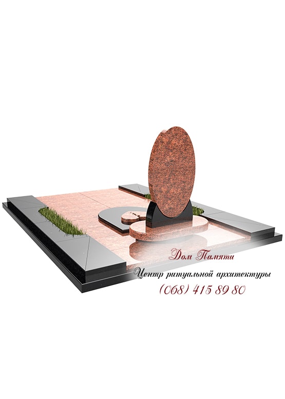 Мемориальный комплекс из гранита - КОМП079