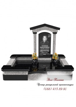 Меморіальний комплекс на могилу з граніту - КОМП085