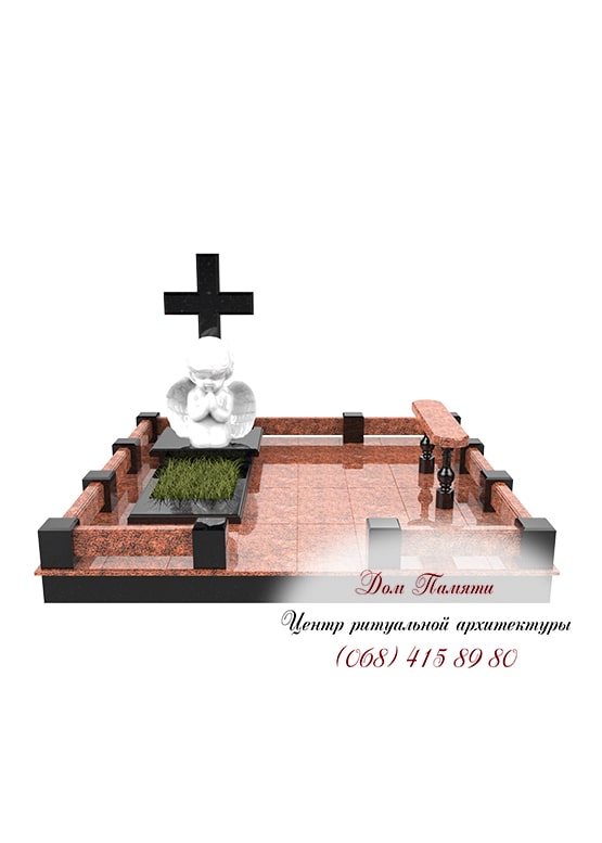 Мемориальный комплекс из гранита - КОМП096