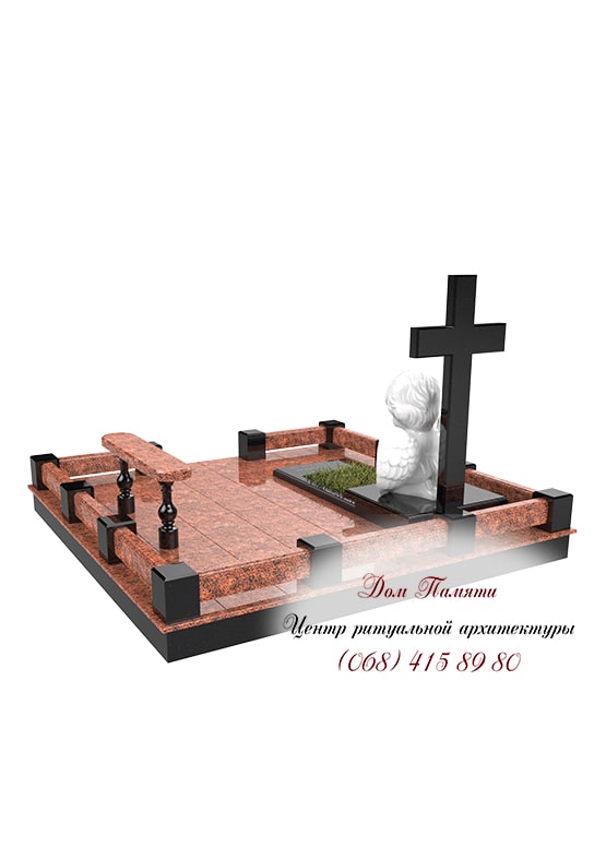 Мемориальный комплекс из гранита - КОМП096