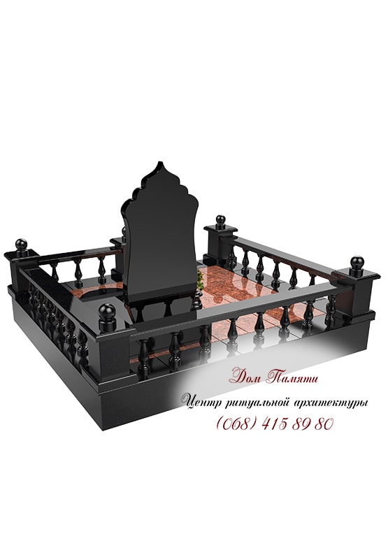 Мемориальный комплекс из гранита - КОМП097