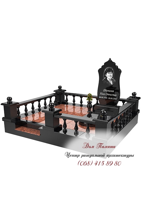 Мемориальный комплекс из гранита - КОМП097