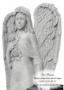 Памятник с ангелом из гранита - ПСА001
