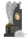 Памятник с ангелом из гранита - ПСА004