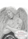 Памятник с ангелом из гранита - ПСА005