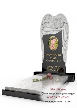 Памятник с ангелом. Модель - ПСА018