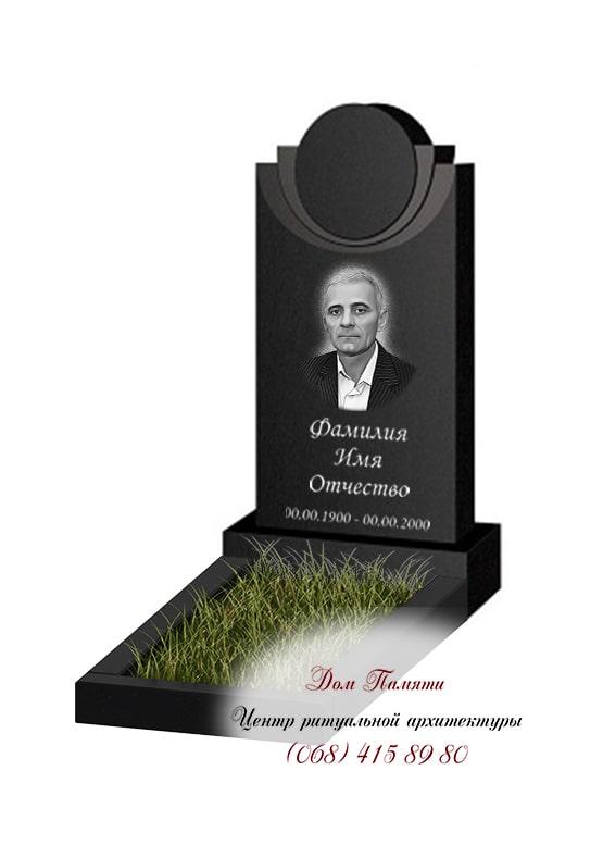 Вертикальная модель памятника из гранита - ВЕРТ125