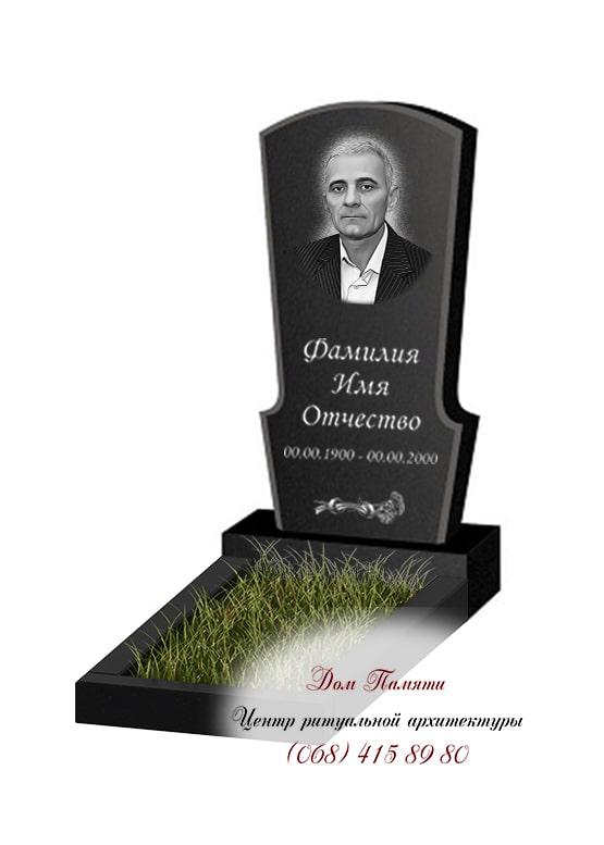 Вертикальная модель памятника из гранита - ВЕРТ147