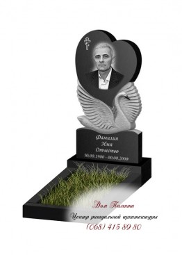 Вертикальный памятник. Модель - ВЕРТ306