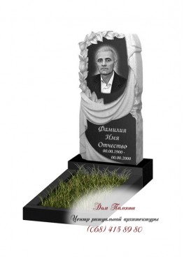 Вертикальный памятник. Модель - ВЕРТ353