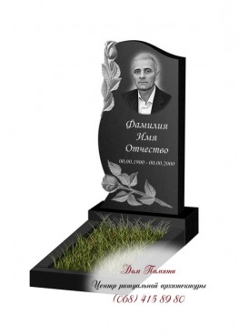 Вертикальный памятник. Модель - ВЕРТ363