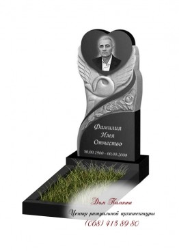 Вертикальный памятник. Модель - ВЕРТ364