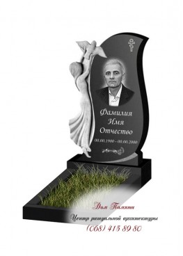 Вертикальный памятник. Модель - ВЕРТ371