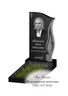 Вертикальный памятник. Модель - ВЕРТ396