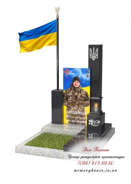 Памятник для военнослужащего. Модель - ЗСУ003