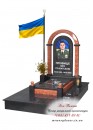 Памятник для военнослужащего из гранита - ЗСУ004