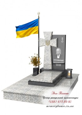 Памятник для военнослужащего. Модель - ЗСУ006