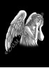 Ручная и машинная граверовка ангелов. Ангел модель - АНГ014