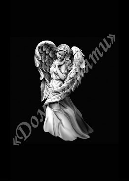 Ручная и машинная граверовка ангелов, Ангел модель - АНГ033