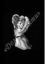 Ручная и машинная граверовка ангелов. Ангел модель - АНГ033