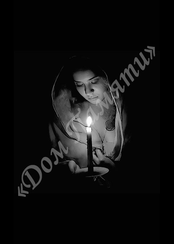 Ручная и машинная граверовка ангелов на граните - АНГ034