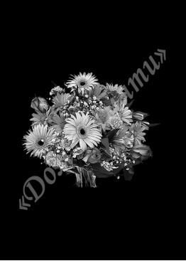Ручная и машинная граверовка цветов, Цветы модель - ЦВТ020