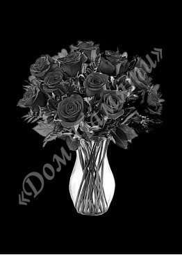 Ручная и машинная граверовка цветов, Цветы модель - ЦВТ021