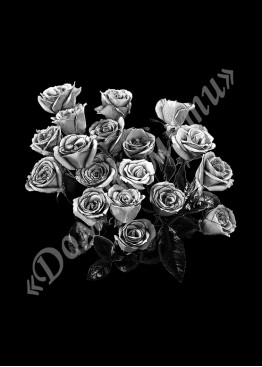 Ручная и машинная граверовка цветов, Цветы модель - ЦВТ028