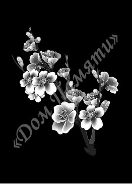 Ручная и машинная граверовка цветов, Цветы модель - ЦВТ039 Ручная и машинная граверовка цветов, Цветы модель - ЦВТ039
