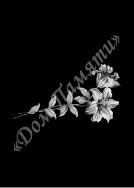 Ручная и машинная граверовка цветов, Цветы модель - ЦВТ043 Ручная и машинная граверовка цветов, Цветы модель - ЦВТ043