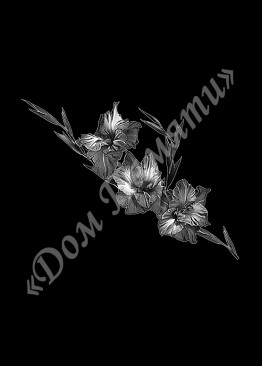 Ручная и машинная граверовка цветов, Цветы модель - ЦВТ044 Ручная и машинная граверовка цветов, Цветы модель - ЦВТ044