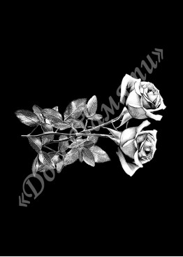 Ручная и машинная граверовка цветов, Цветы модель - ЦВТ045 Ручная и машинная граверовка цветов, Цветы модель - ЦВТ045